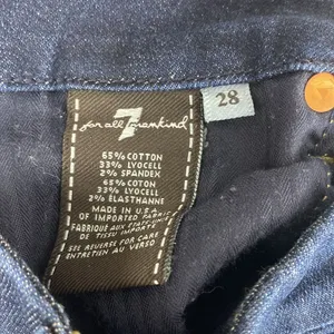 7 For All Mankind Blue Denim A Pocket Flair Leg Jeans 28 thumbnail 4