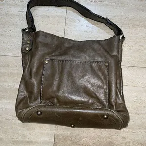 Patricia Nash Bohemian Style Italian Leather Bucket‎ Handbag Brown thumbnail 2