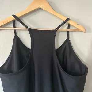 Old Navy Black PowerSoft GoDry Spaghetti Strap Racer-Back Mini Dress Size XL thumbnail 4