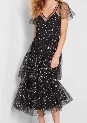 Modcloth Tulle There Was You Midi Dress thumbnail 1