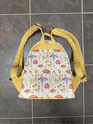 Loungefly Disney Peter Pan Tinker Bell Mushrooms Mini Backpack Bag Fairycore thumbnail 13