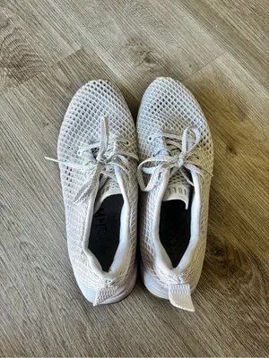 NOBULL White Mesh Runner Training Unisex Sneakers M 9/ W 10.5 thumbnail 8
