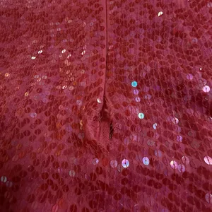 Jovani VTG Y2K Sequin Gown‎ Silk Mermaid Maxi Pink Prom Dress Evening Formal 0 thumbnail 4