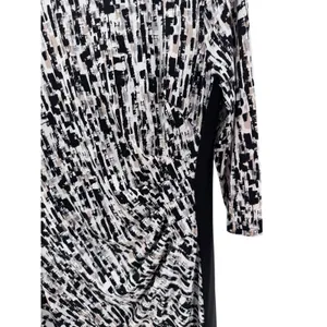 Lauren Ralph Lauren Abstract Print Ruched Sheath Dress Size 14 Workwear Career‎ thumbnail 2