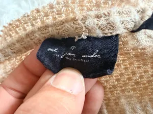 Out From Under Urban Outfitters Waffle Knit V-Neck Long Sleeve Top thumbnail 2