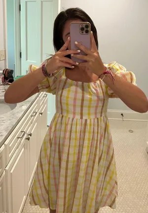 Mabel striped mini dress thumbnail 2