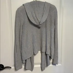 Hollister Light Gray Women's Cardigan Grandmacore thumbnail 4