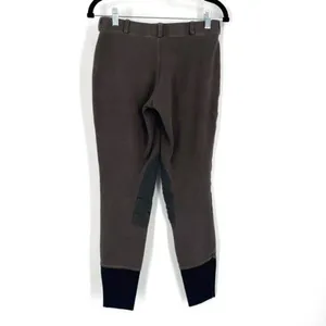 TuffRider Women's Starter Pull-On Knee Patch Breeches Charcoal Gray‎ Size Small thumbnail 3