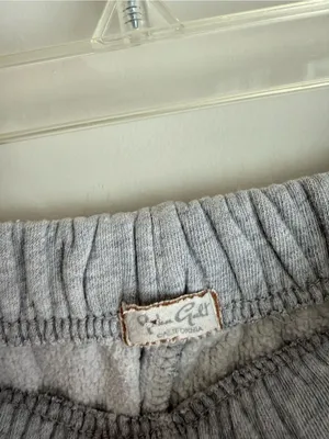 Brandy Melville Light Gray Sweat Joggers with Logo thumbnail 3