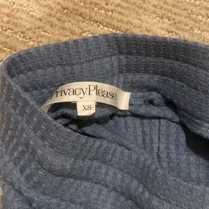 Privacy Please Blue Sweatpants with Elastic Waistband thumbnail 3