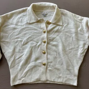 A New Day Heart Button Cardigan Sweater thumbnail 7