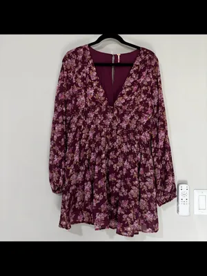 Free People Keep You Mini Dress Size M thumbnail 2