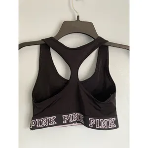 PINK Sports Bra Small Black Athleticwear Athleisure Activewear thumbnail 4