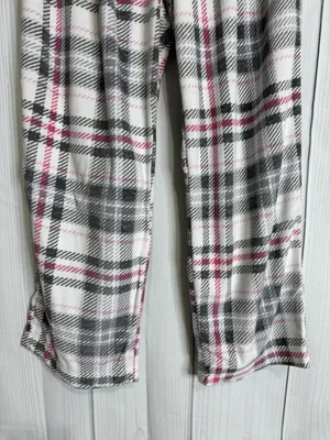 Nautica Pajama Set Plaid Flannel Long Sleeve Button Up Shirt Pant Sz L 14-16 thumbnail 5