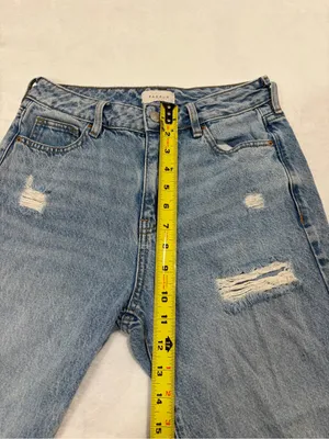 PacSun High Waisted Distressed Mom Jean - Size 25 thumbnail 5