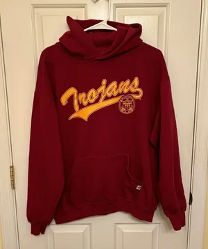 Russell Athletic USC Trojans Vintage University Of Southern California Pullover Sweatshirt thumbnail 1