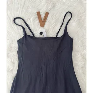 Skims Smooth Lounge Skimpy Strap Mini Dress Graphite Size XS thumbnail 4