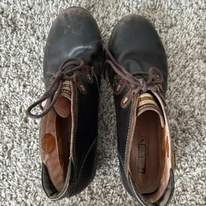 Pikolinos 41 / 10.5 Black Le Mans Leather Ankle Boots with Brown Accents thumbnail 6