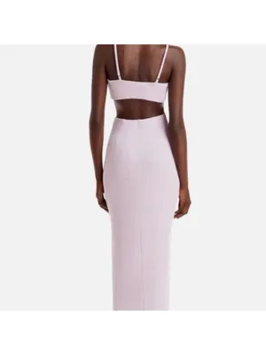 Fore Cutout Lilac Maxi Dress Purple Size XS thumbnail 2