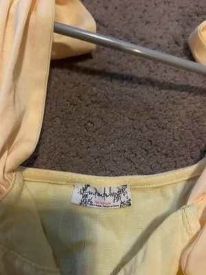 Yellow Free People Bodysuit thumbnail 5
