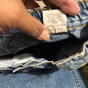 Vintage Levis Sport Blue Denim Jeans 28x32 with SJ back pocket logo thumbnail 10