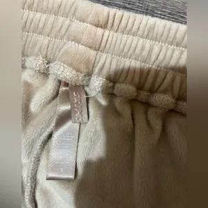 SKIMS Velour Wide Leg Pants in Honey thumbnail 5