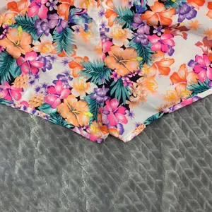 Ocean Pacific Floral Hawaiian Print White Board Shorts Swim Shorts Size L (11-13) thumbnail 4