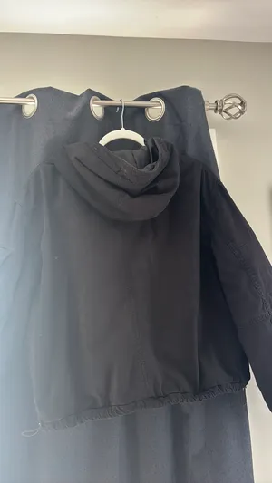 H&M Black Cargo Jacket thumbnail 6