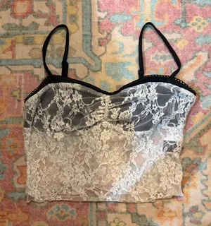 Shein See-Through Top Crop thumbnail 1