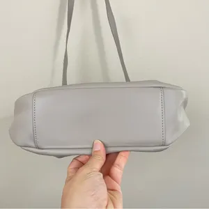 Banana Republic Gray Soft‎ Tie Strap Shoulder Bag thumbnail 9