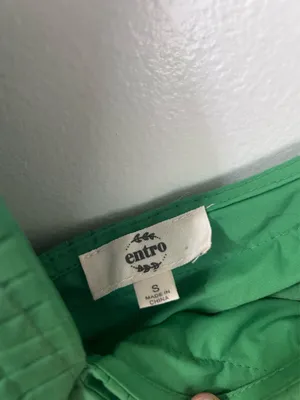 Entro green ruffle top  thumbnail 4