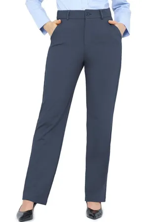 Bamans Dress Work Business Pants Tummy Control Office Straight Leg. Size S thumbnail 1
