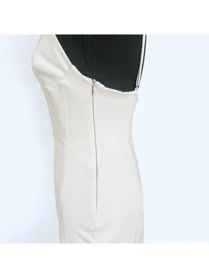 Zara lilac bodycon mini dress fairycore soft girl size small 💜 thumbnail 4