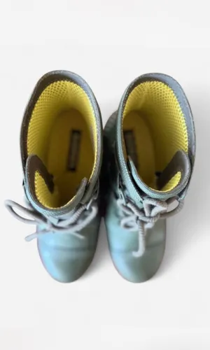 SOREL Joan of Arctic Rain Wedge Boots Nori Green Waterproof Rubber 9.5 NWOB thumbnail 6