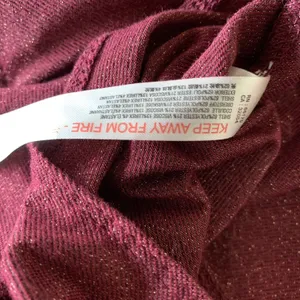 Anthropologie‎ Daily Practice Bodysuit Small Maroon Shimmer Sexy Chic Y2K thumbnail 7