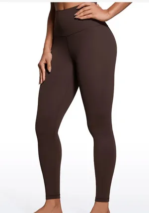 CRZ Yoga Hot Fudge Brown Butter Luxe Leggings 23” thumbnail 1