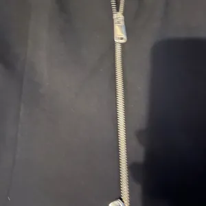 ZARA Black strapless zipper top never worn thumbnail 4