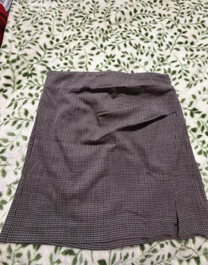 Mango houndstooth mini skirt thumbnail 2