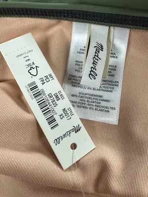 NEW Madewell Green Bikini Bottoms Women’s XS thumbnail 4