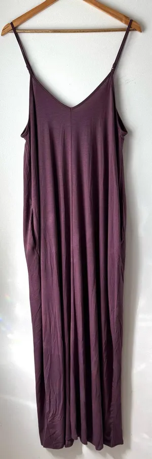 Purple Maxi Dress, Large 👗 thumbnail 2