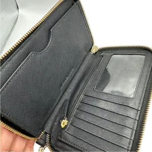 MICHAEL KORS Black Zip Around Wallet thumbnail 4