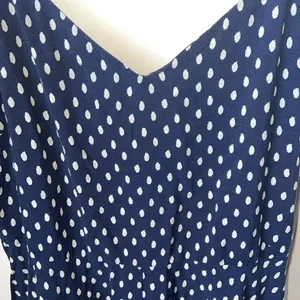 Gap Navy Blue Polkadot Dress thumbnail 2
