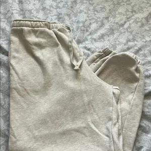American Eagle Outfitters Cream Lounge Pants thumbnail 4