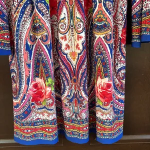 NWT Boston Proper Paisley Floral Bell Sleeve Peasant Dress Size 8 thumbnail 5