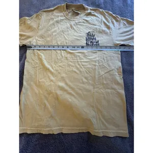 "Half Mom Half Coffee" Beige Graphic T-Shirt Short Sleeve Crewneck Comfy Cozy thumbnail 4