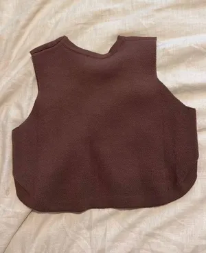 Vestique Brown short sleeve sweater thumbnail 2