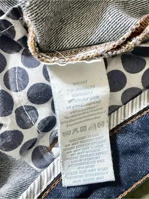 Boden Dark Wash Wide Leg Jeans Size WC137 US 10P Petite thumbnail 5