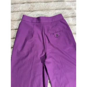 Nobody's Child Purple Womens Trousers Pants Sz 4 Wide Leg High Rise thumbnail 5