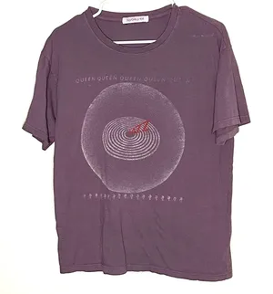 Daydreamer Queen Jazz Album Boyfriend Style Tee Purple Sage Color Size Small thumbnail 1