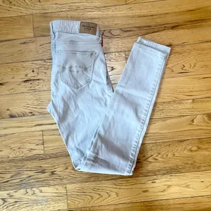 Abercrombie & Fitch Tan Five Pocket Jeans Sz 00R W24 L29 thumbnail 5